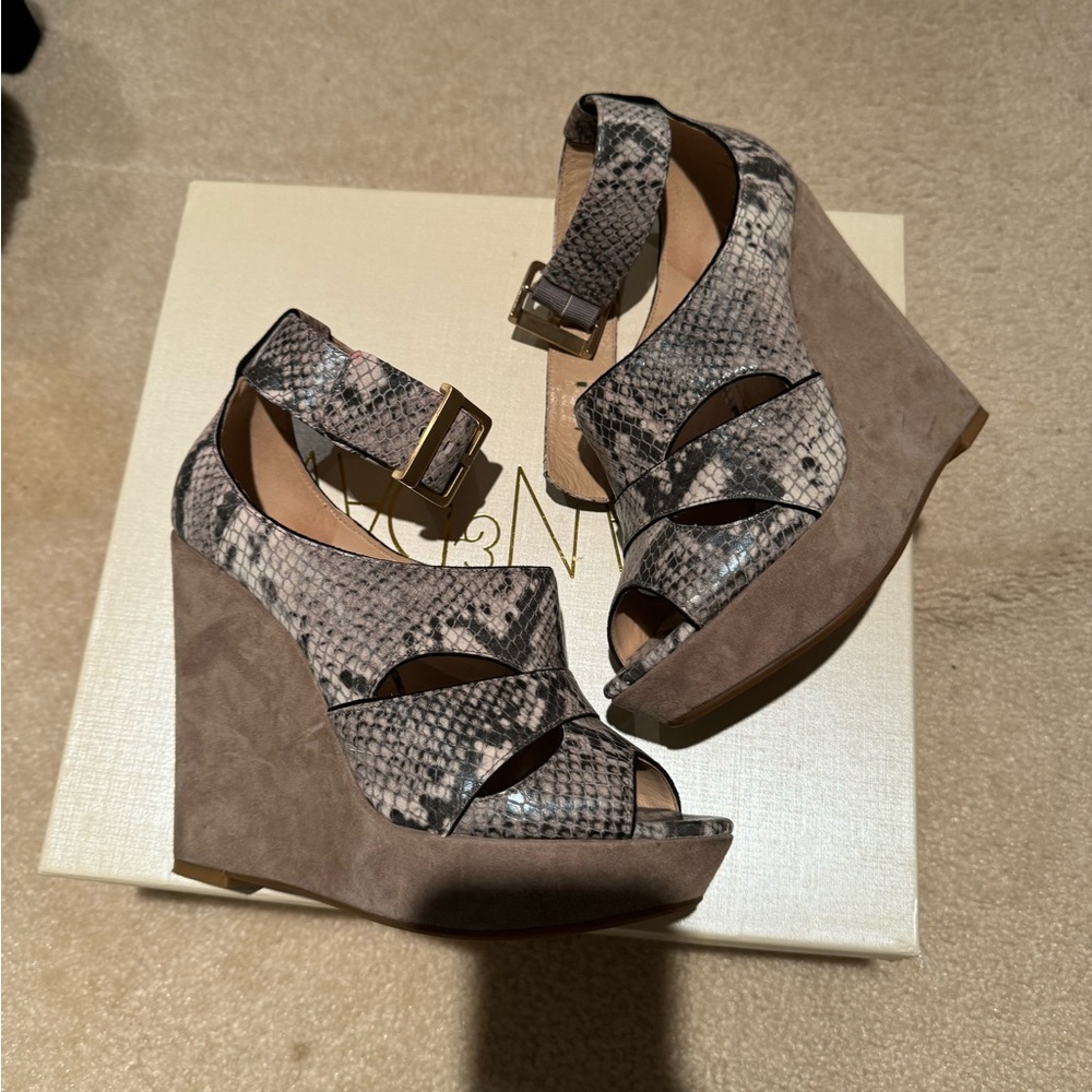 Joan and David wedges